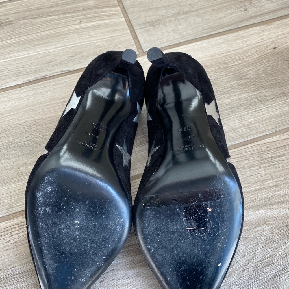 Saint Laurent Paris Suede Star pumps - Picture 4 of 4
